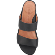 Gisele Womens Strappy Slide Wedge Sandals