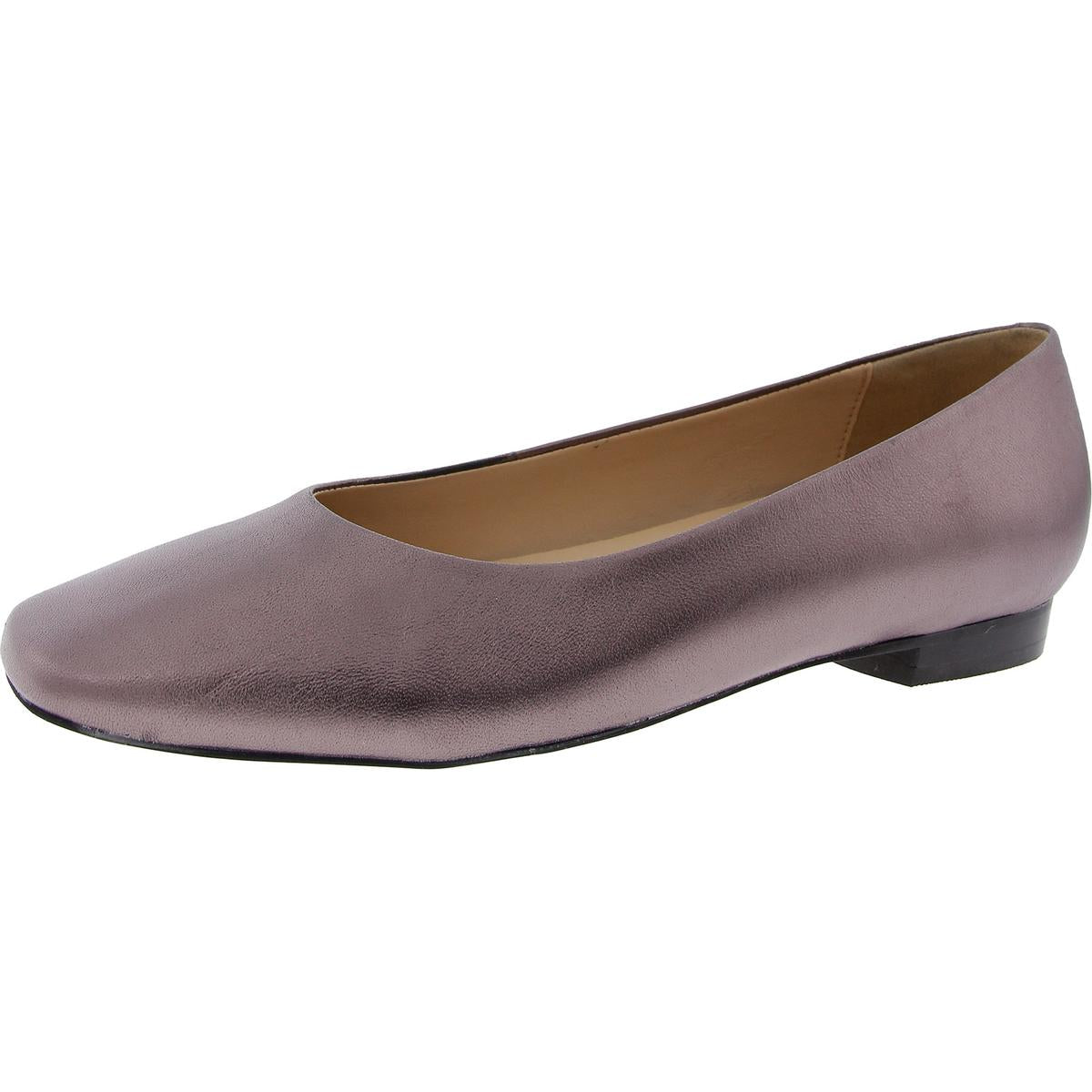 Womens Leather Flat Shoes
