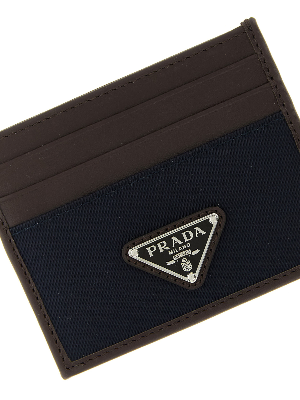 PRADA Prada Men Nylon Leather Cardholder