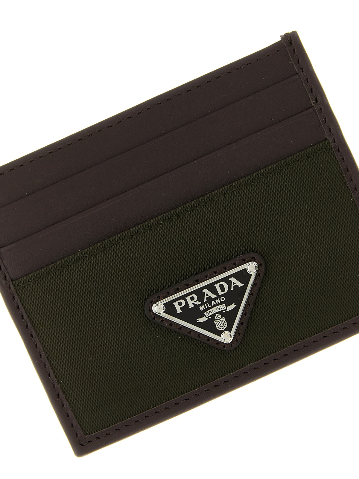 PRADA Prada Men Nylon Leather Cardholder