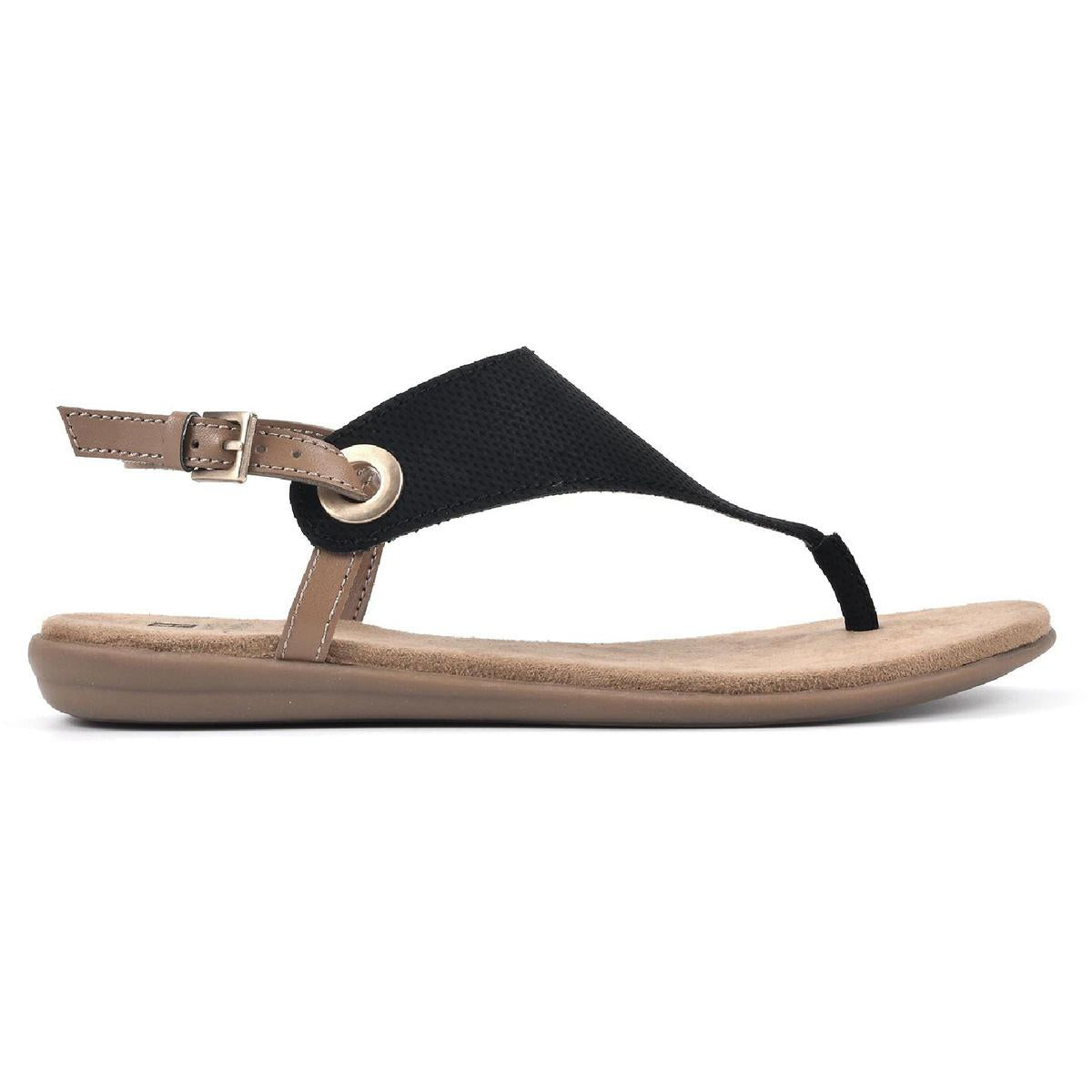 London Womens Buckle Flat Sandals