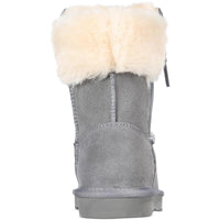 Maevee Womens Faux Fur Lined Ankle Winter & Snow Boots