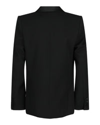 Valentino Valentino Mens VLogo Contrast Trim Double-Breasted Blazer