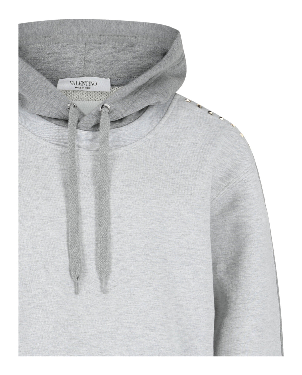 Valentino Valentino Mens Rockstud Split Hooded Sweatshirt