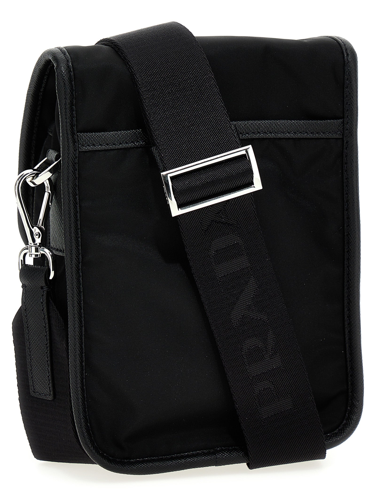 Prada Unisex Re-Nylon Logo Crossbody Bag