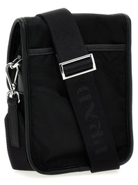 Prada Unisex Re-Nylon Logo Crossbody Bag
