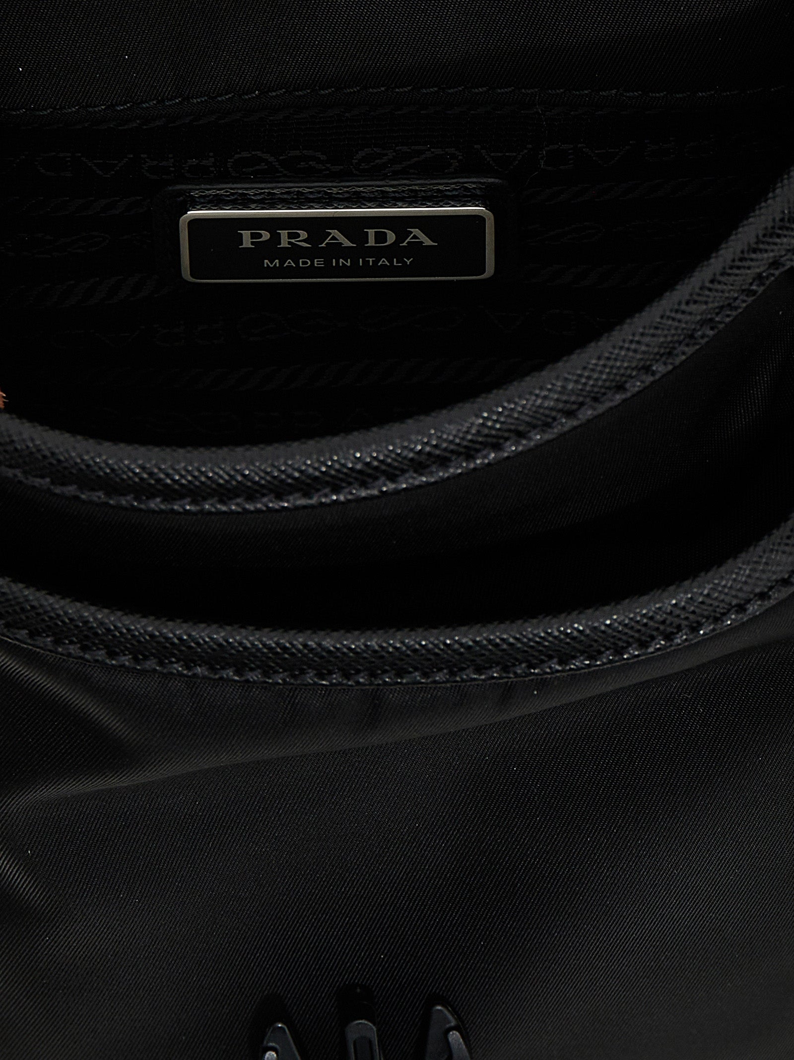 Prada Unisex Re-Nylon Logo Crossbody Bag