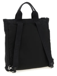 Prada Men Re-Nylon And Saffiano Backpack Shopping Bag