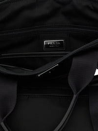 Prada Men Re-Nylon And Saffiano Backpack Shopping Bag