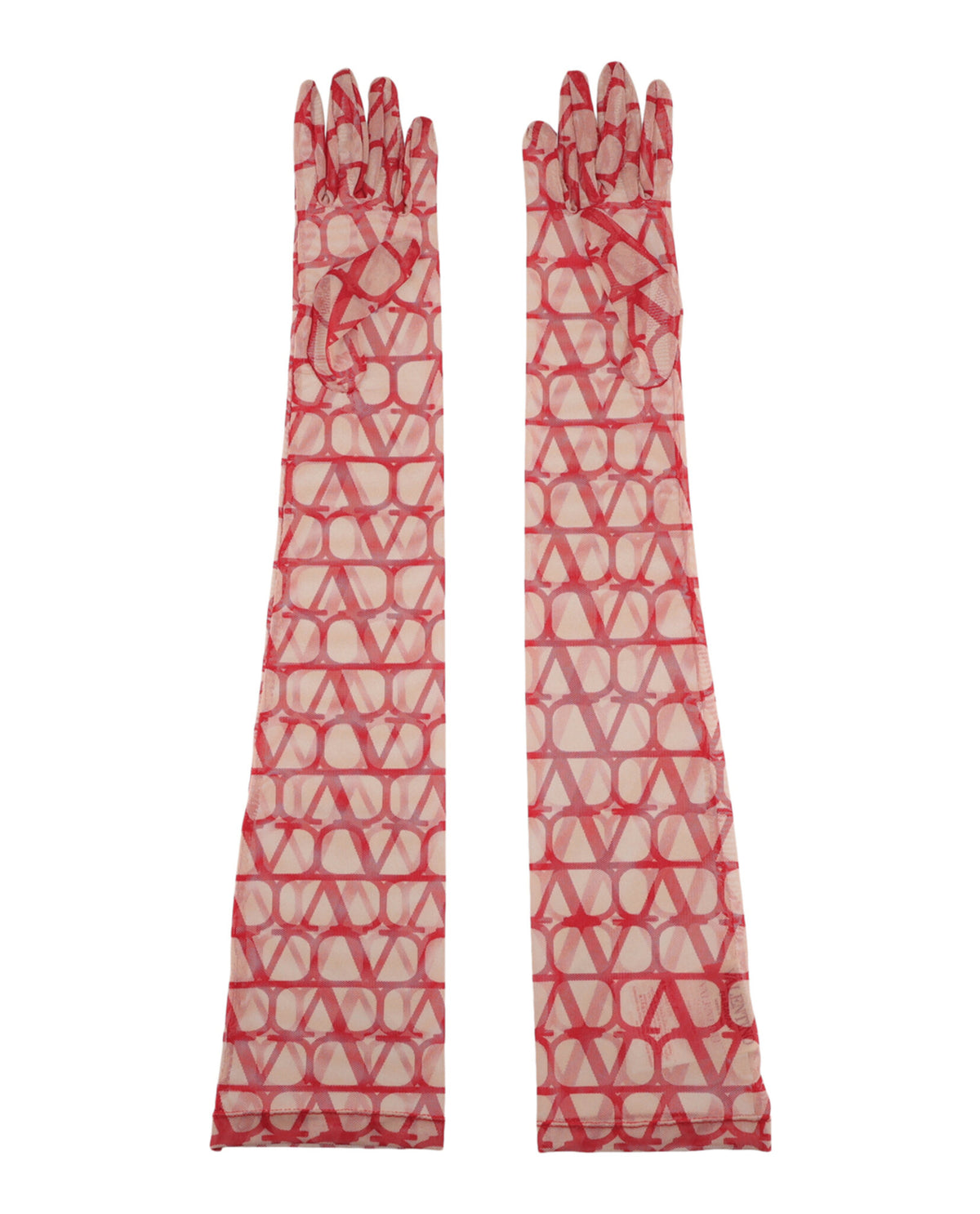 Valentino Valentino Womens Toile Iconographe Long Sleeved Gloves