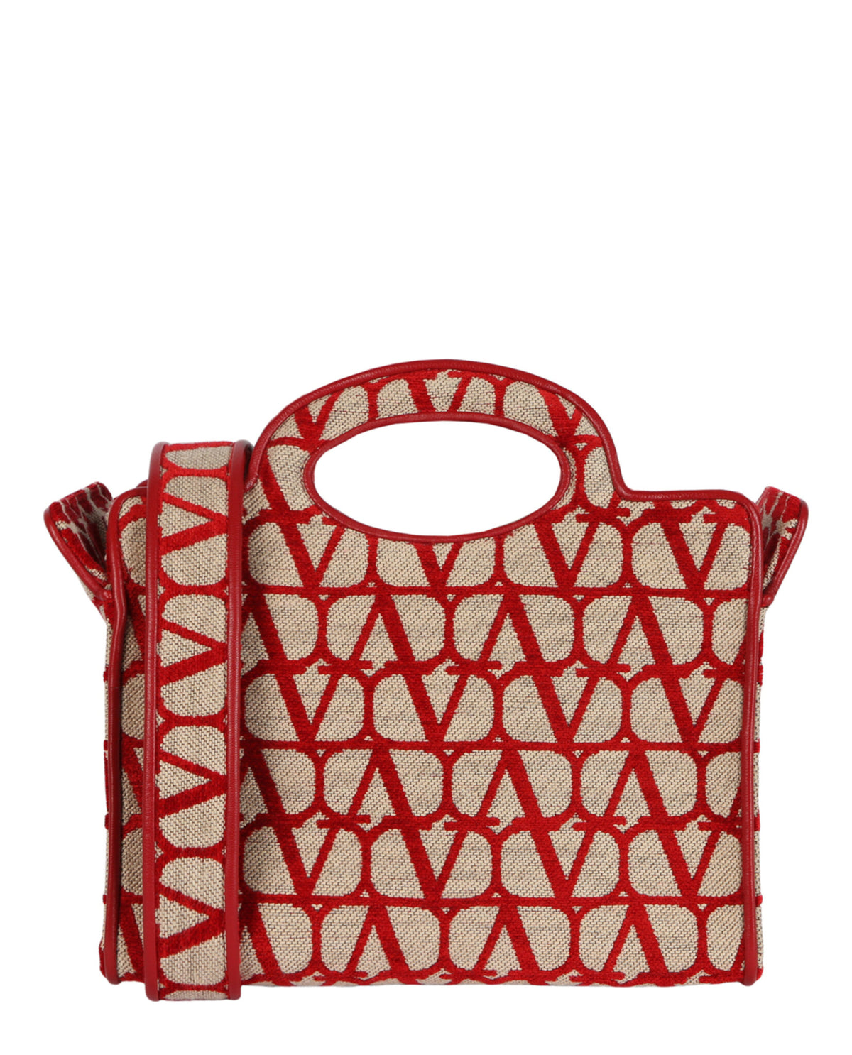 Valentino Valentino Womens Le Troisième Toile Iconographe Small Shopping Bag