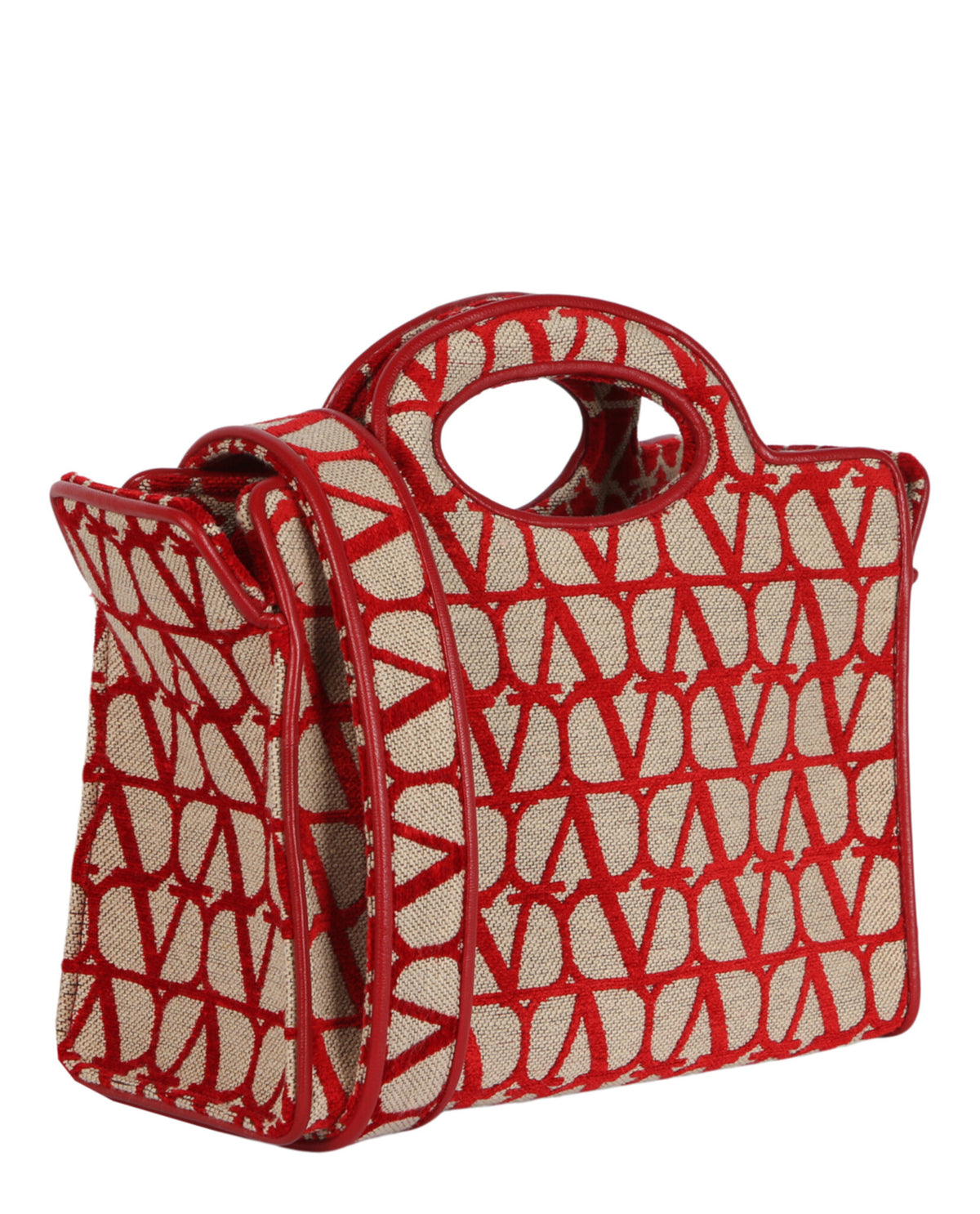 Valentino Valentino Womens Le Troisième Toile Iconographe Small Shopping Bag