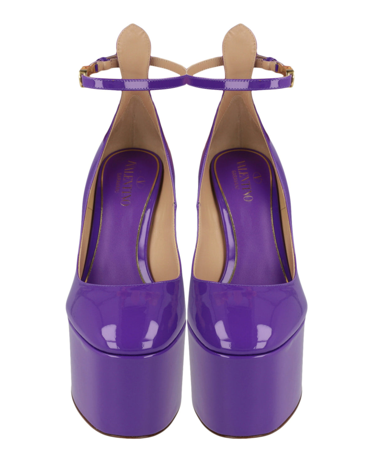Valentino Valentino Womens Tan-Go Platform Pumps