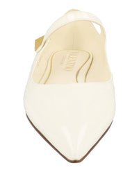 Valentino Valentino Womens Tiptoe Patent Leather Ballet Flats