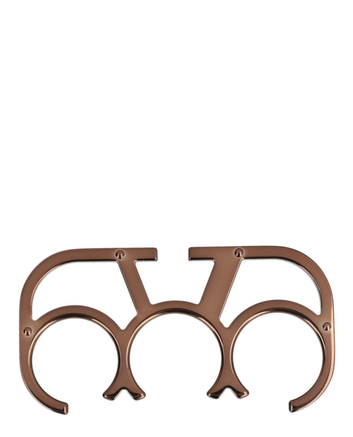 Valentino Valentino Mens VLogo Multi-Finger Ring