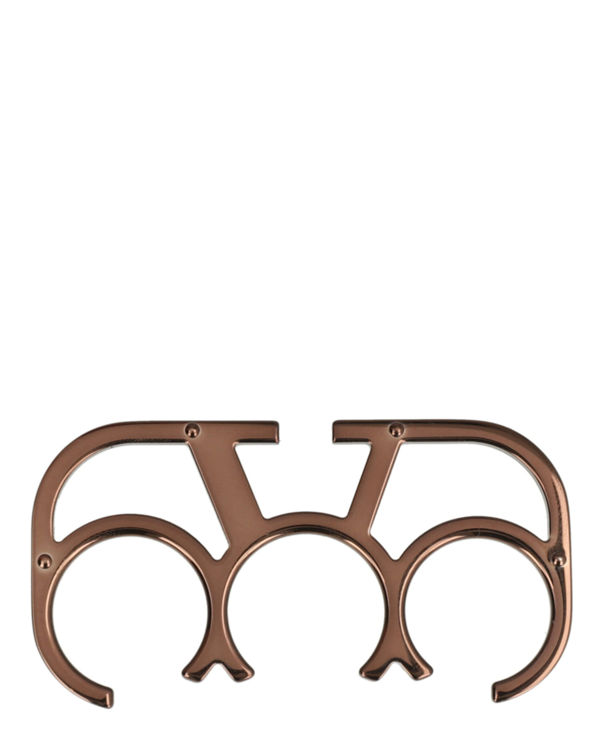 Valentino Valentino Mens VLogo Multi-Finger Ring