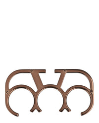Valentino Valentino Mens VLogo Multi-Finger Ring