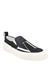 Valentino Mens VLTN Slip-On Canvas Sneakers