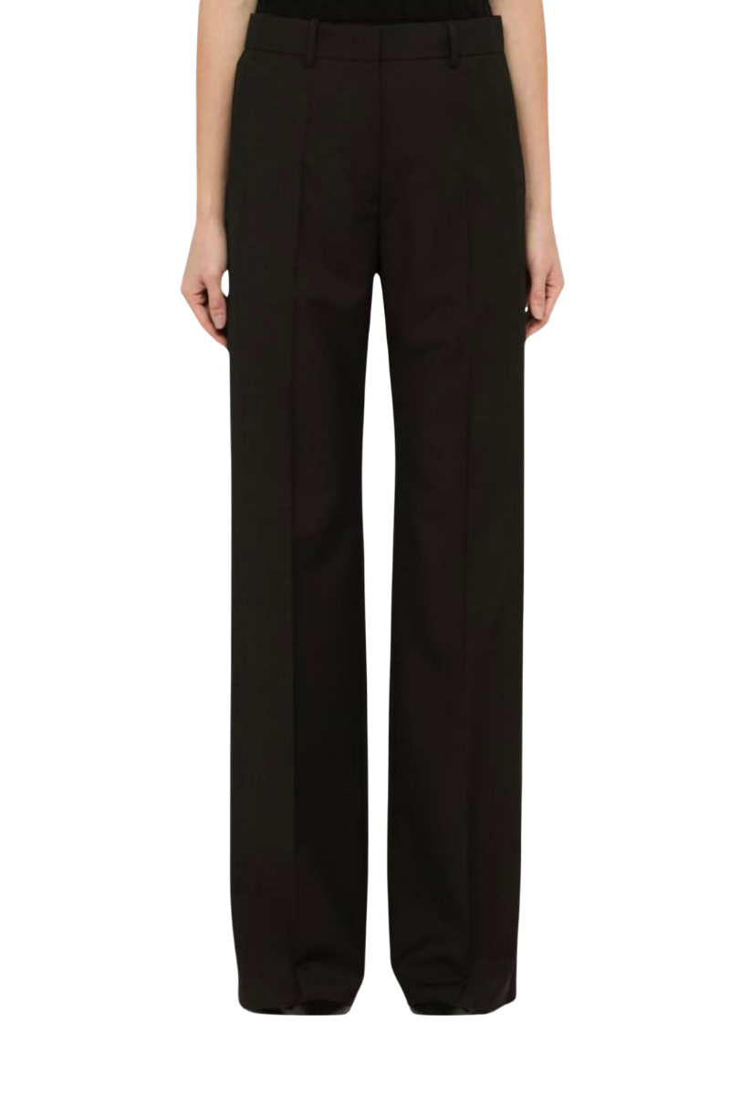 Valentino Garavani Wool Pants In Nero