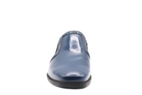 Tods Patent Leather Slip-On Loafers Baltic Blue