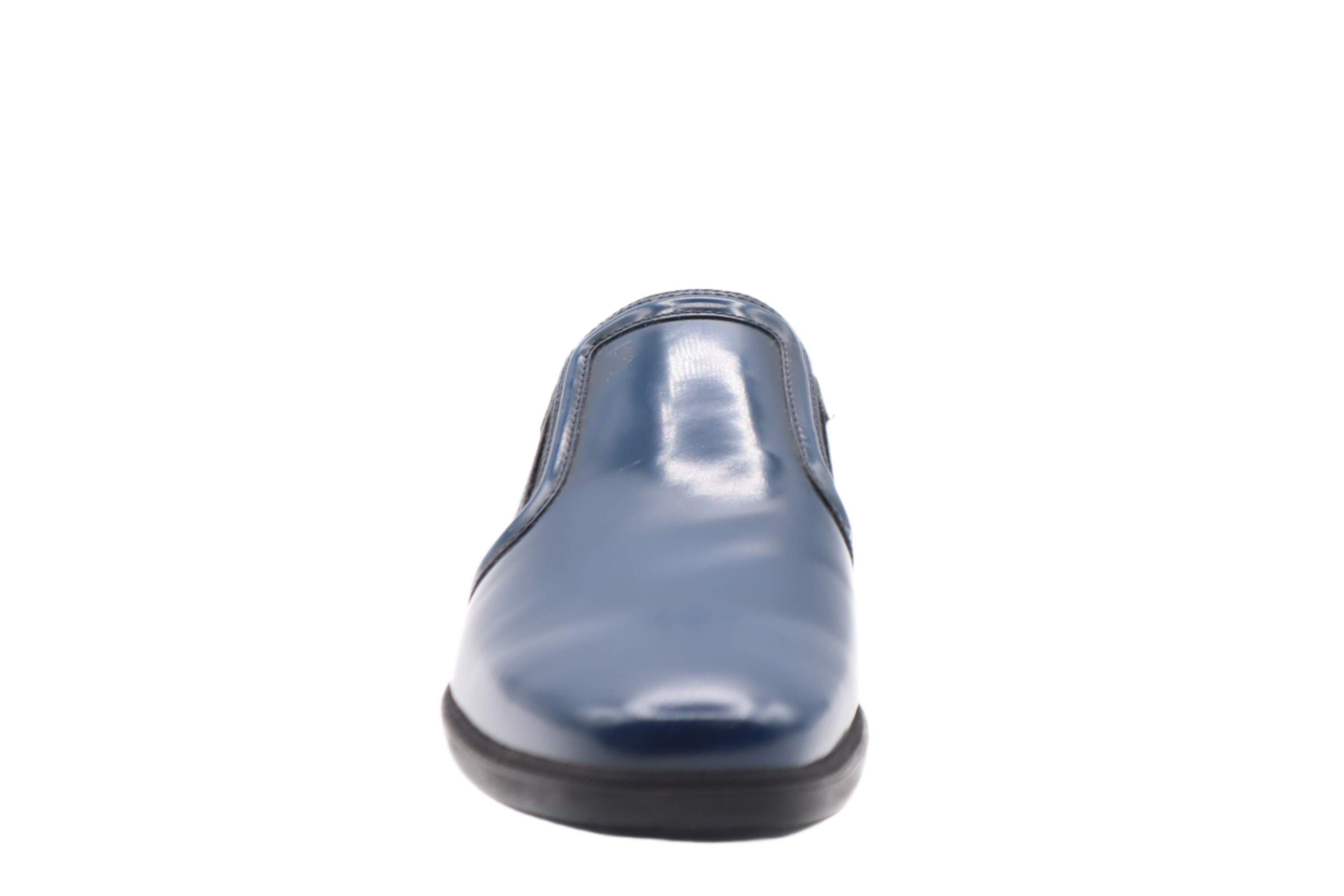 Tods Patent Leather Slip-On Loafers Baltic Blue