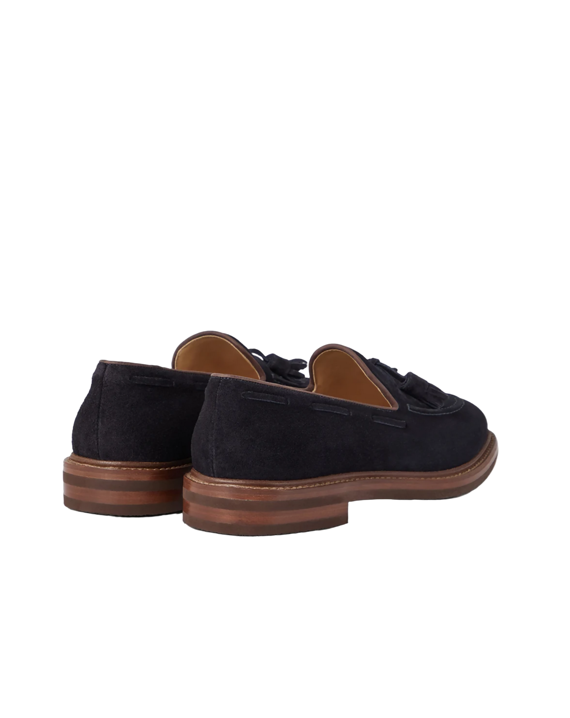 BRUNELLO CUCINELLI MENS LOAFERS IN NAVY