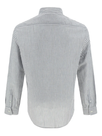 Brunello Cucinelli Brunello Cucinelli Cotton Striped Band-Collar Shirt