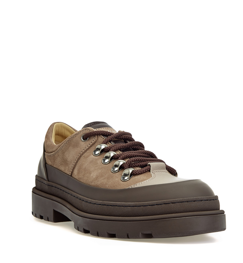 Brunello Cucinelli Men's Laced Shoes In Brown