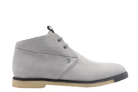 Tods Suede Light Blue-Grey Chukka Boots