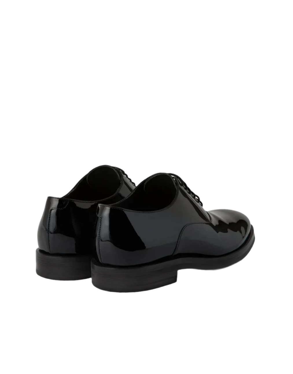 Brunello Cucinelli Patent Leather Plain-Toe Oxford Shoes