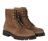 BRUNELLO CUCINELLI MENS ANKLE BOOTS IN DARK BEIGE