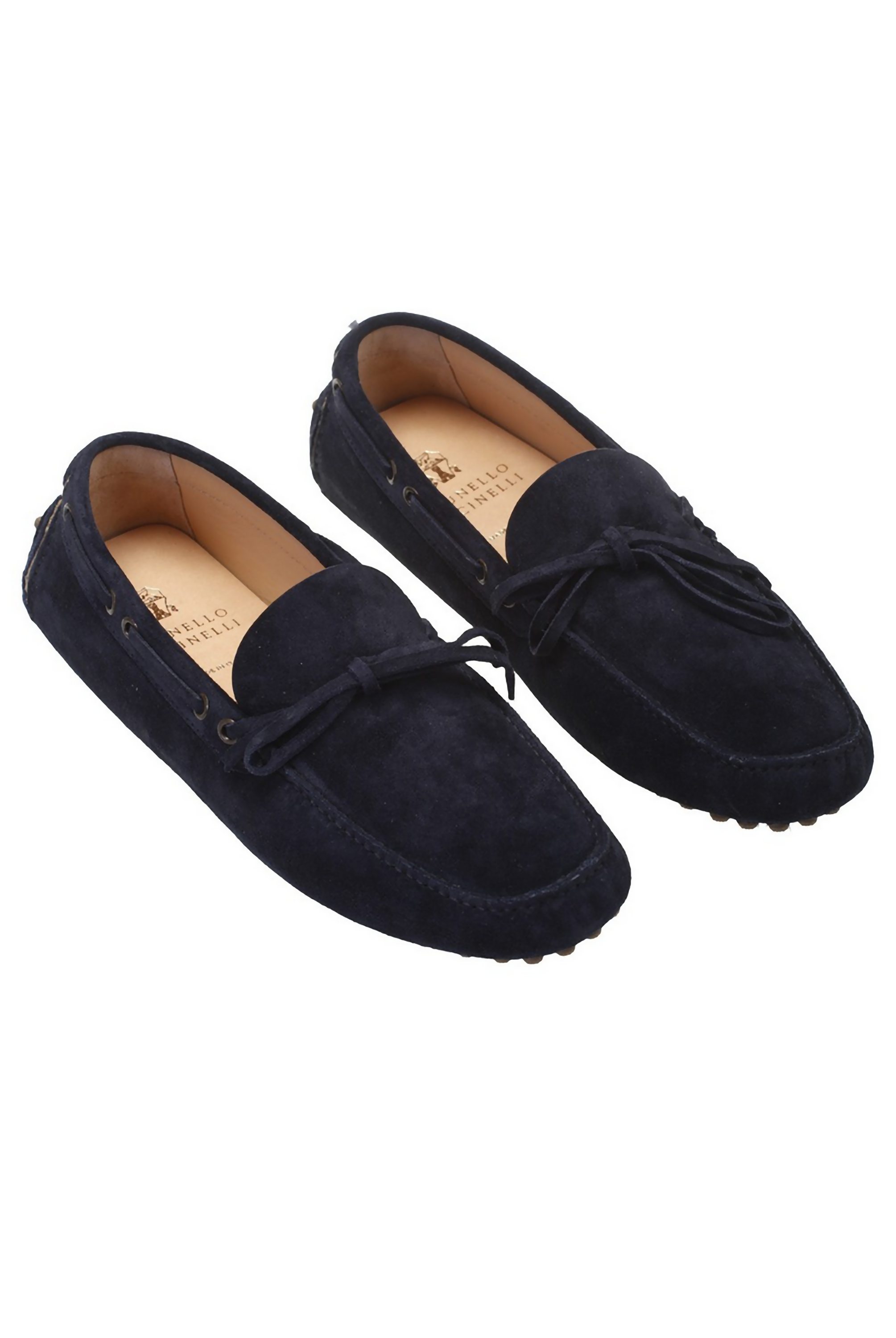 BRUNELLO CUCINELLI MENS LOAFERS IN NAVY