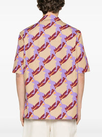 Gucci Men `Twisted Surf On Pop` Print Shirt