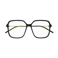 Gucci Eyeglasses Square Full Rim, Black Frame and Clear Demo Lenses Lens GG1271O001