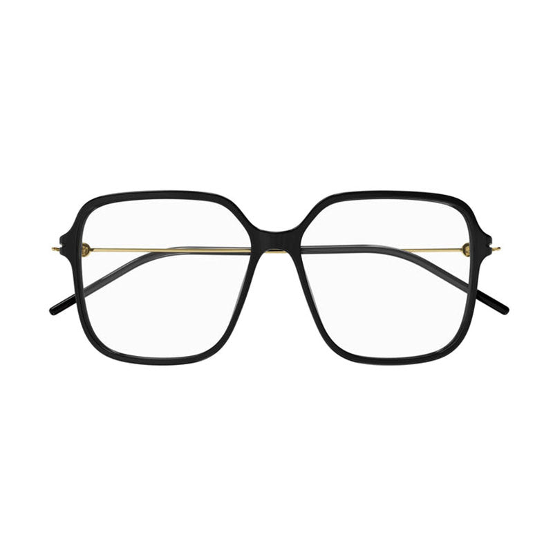 Gucci Eyeglasses Square Full Rim, Black Frame and Clear Demo Lenses Lens GG1271O001