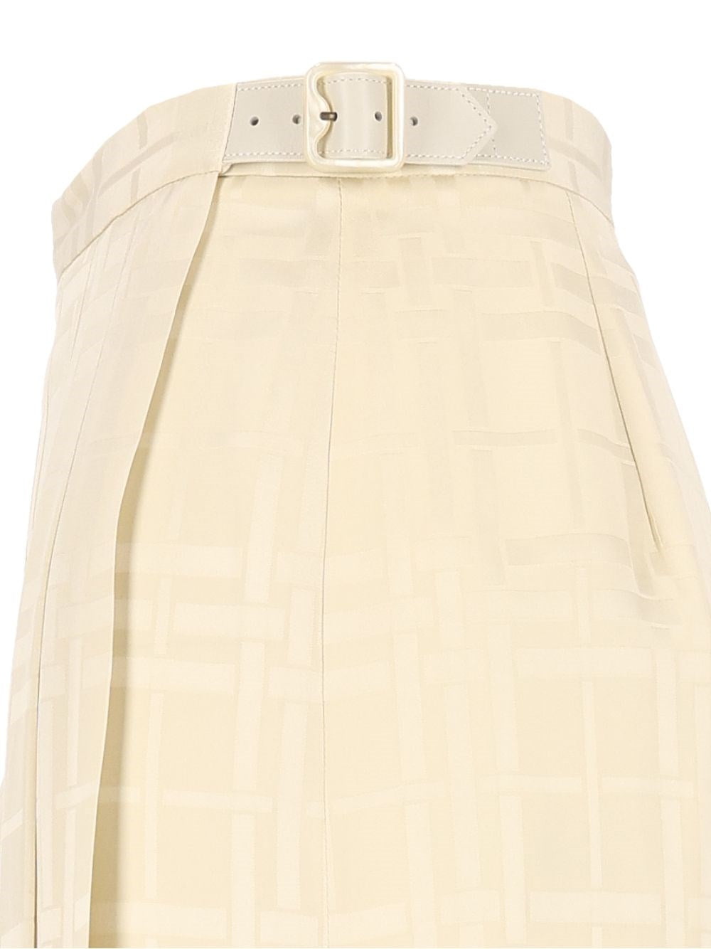 Burberry Women Silk Midi Kilt