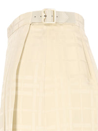 Burberry Women Silk Midi Kilt