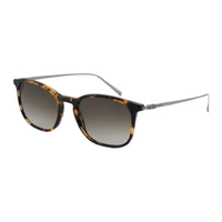 Salvatore Ferragamo Sunglasses Rectangle Full Rim, Dark Havana Frame and Grey Gradient Lens SF2846SCP219