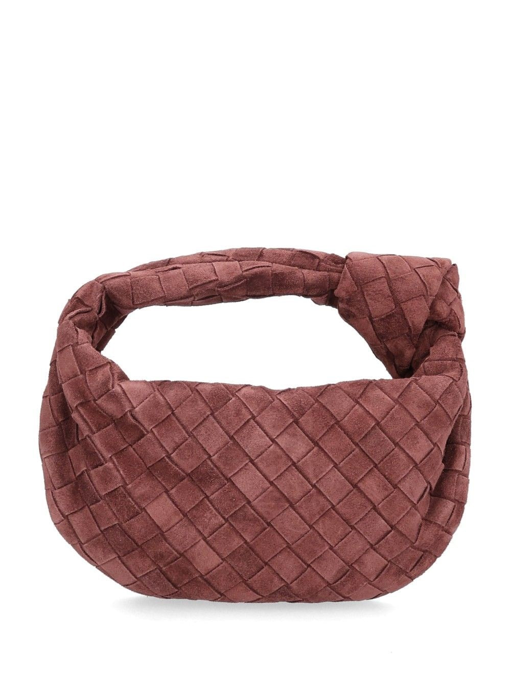 Bottega Veneta Women Deep Mahogany "Jodie" Mini Handbg