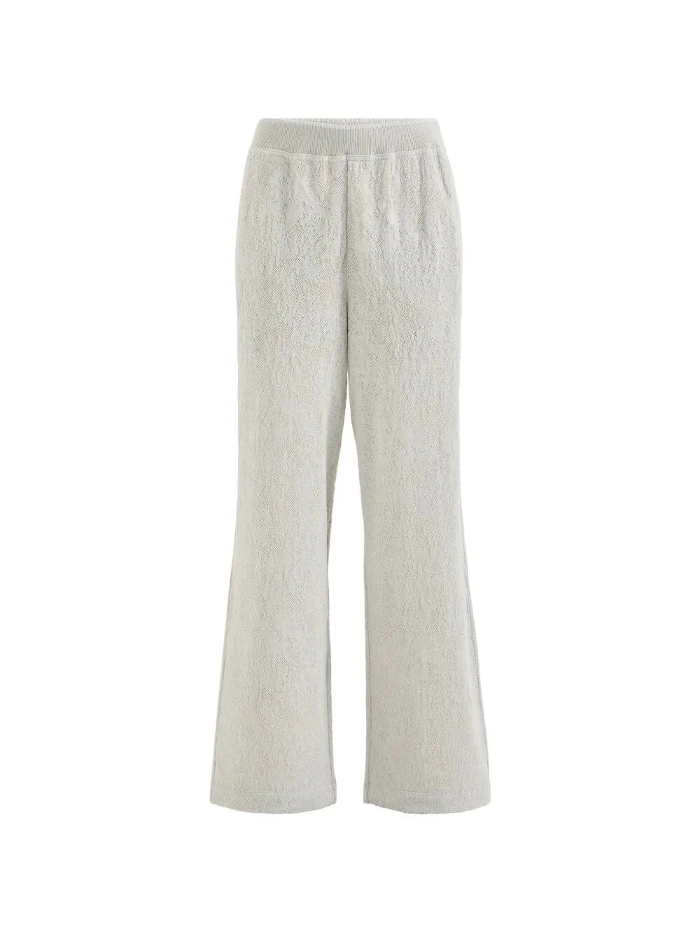 Brunello cucinelli Brunello Cucinelli Women Flower Lace Jersey Track Trousers
