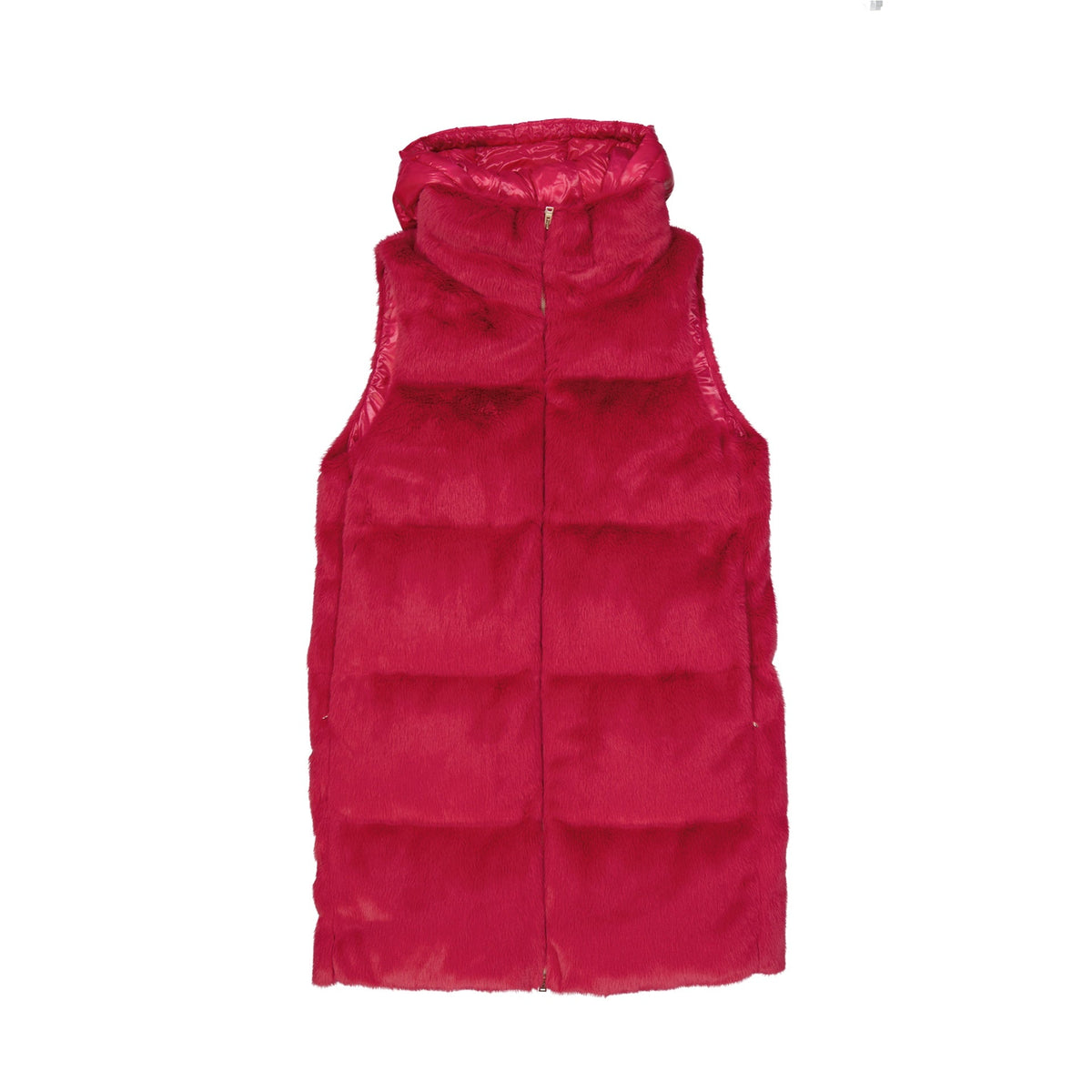 Herno Padded Faux Fur Vest Coat Women