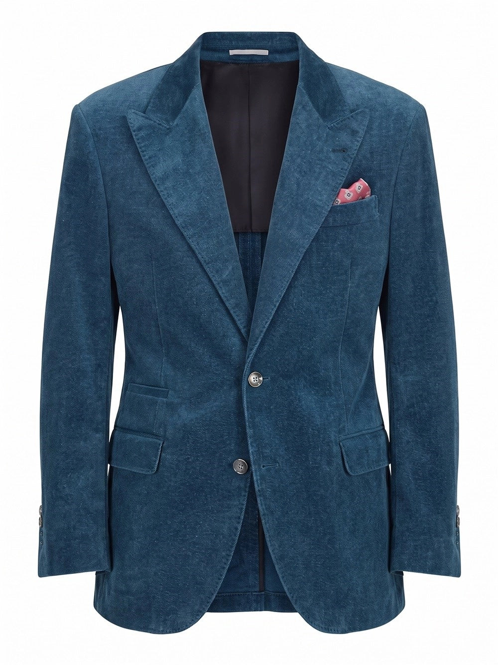Brunello cucinelli Brunello Cucinelli Men Denim-Effect Tailor Blazer