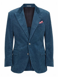 Brunello cucinelli Brunello Cucinelli Men Denim-Effect Tailor Blazer