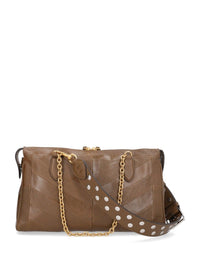 Valentino Garavani Women "Panthea" Bag In Chevron-Patterned Nappa Leather