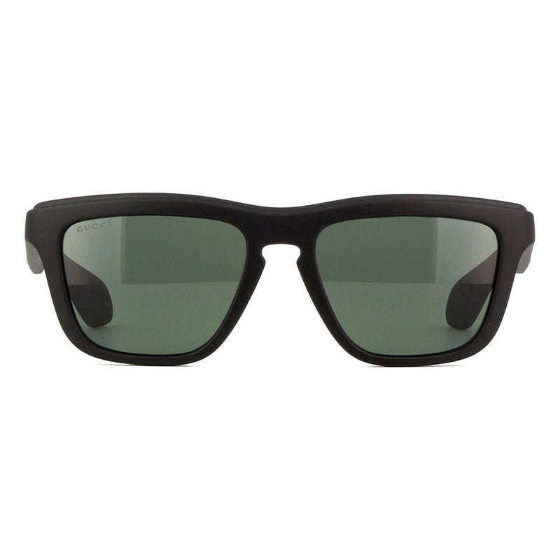 Gucci Gucci Sunglasses Square Full Rim, Matte Black Frame and Grey Lens GG1571S001