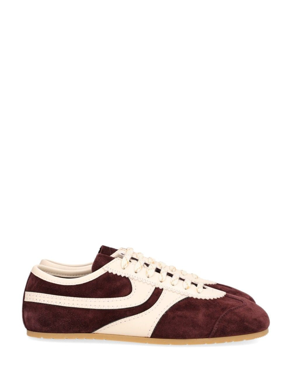 Dries Van Noten Dries Van Noten Men Suede Sneakers With Leather Trim