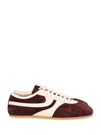 Dries Van Noten Dries Van Noten Men Suede Sneakers With Leather Trim
