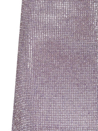 Self-Portrait Women Metallic Mesh Skirt
