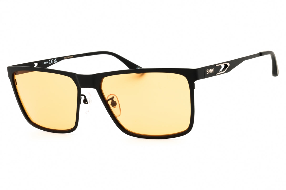 BMW BMW Sunglasses Rectangle Full Rim, Matte Black Frame and Roviex Lens BW0049-H02J