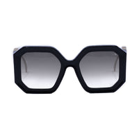 Philipp Plein Sunglasses Square Full Rim, Black Frame and Grey Gradient Lens SPP0670700